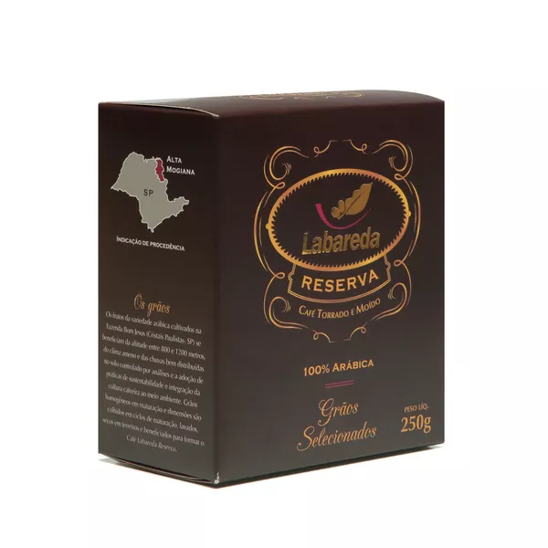 CAFÉ ESPECIAL LABAREDA RESERVA TORRADO E MOÍDO 250G