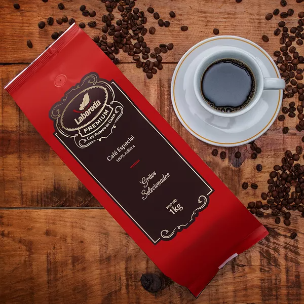 CAFÉ ESPECIAL LABAREDA PREMIUM EM GRÃOS TORRADO 1KG
