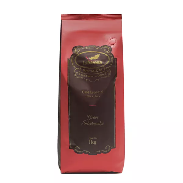 CAFÉ ESPECIAL LABAREDA PREMIUM EM GRÃOS TORRADO 1KG